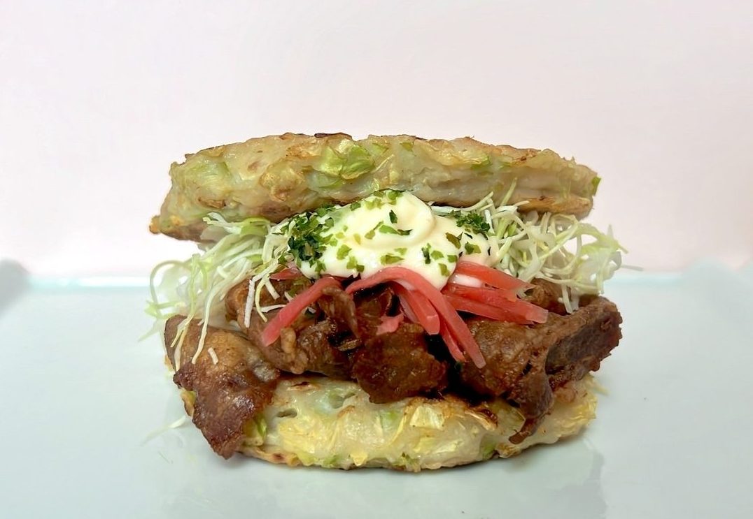 お好み焼きバーガー