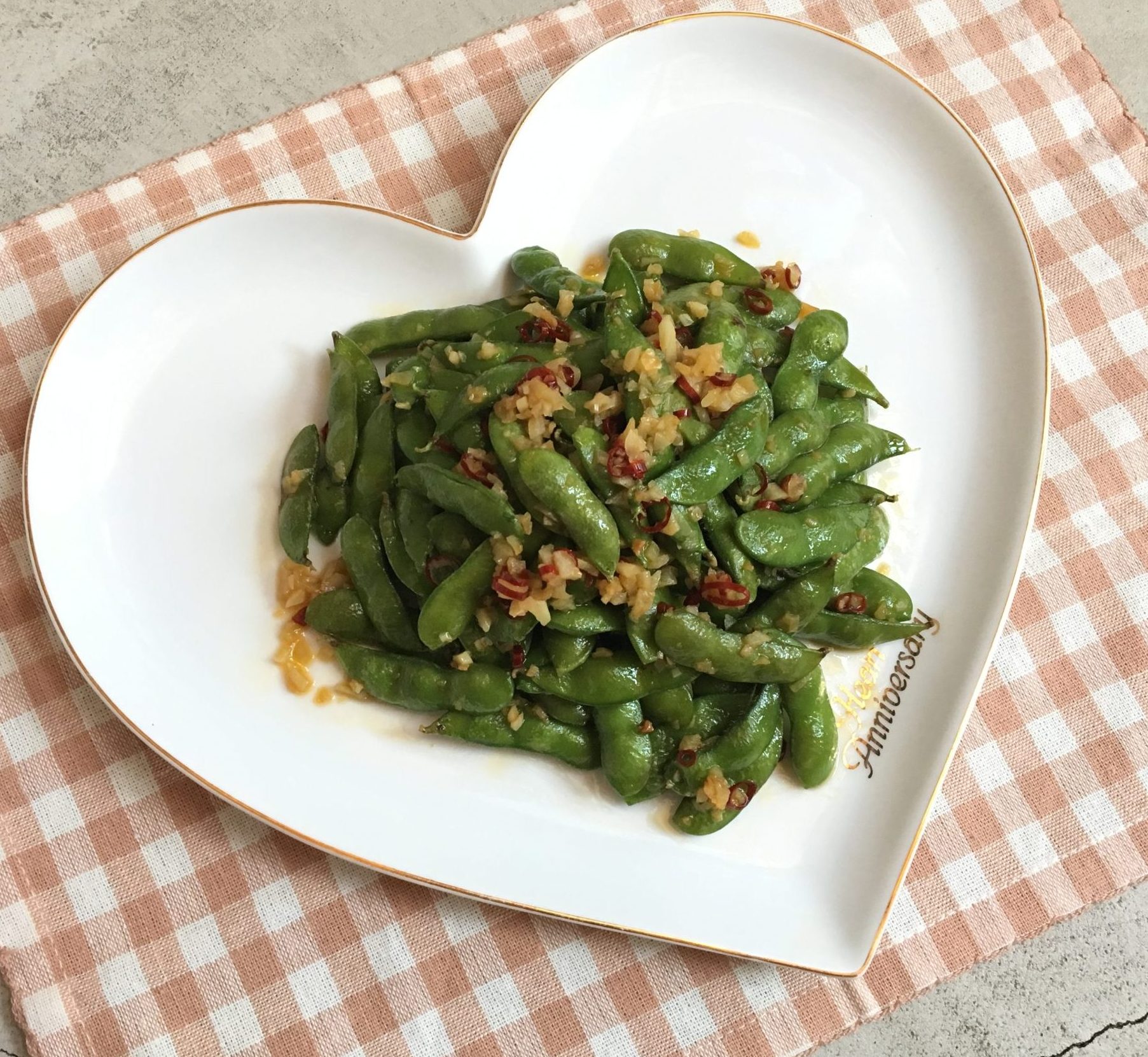 父の日に！ペペロンチーノ枝豆