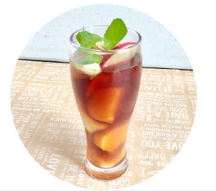 柿入りのフルーツティー